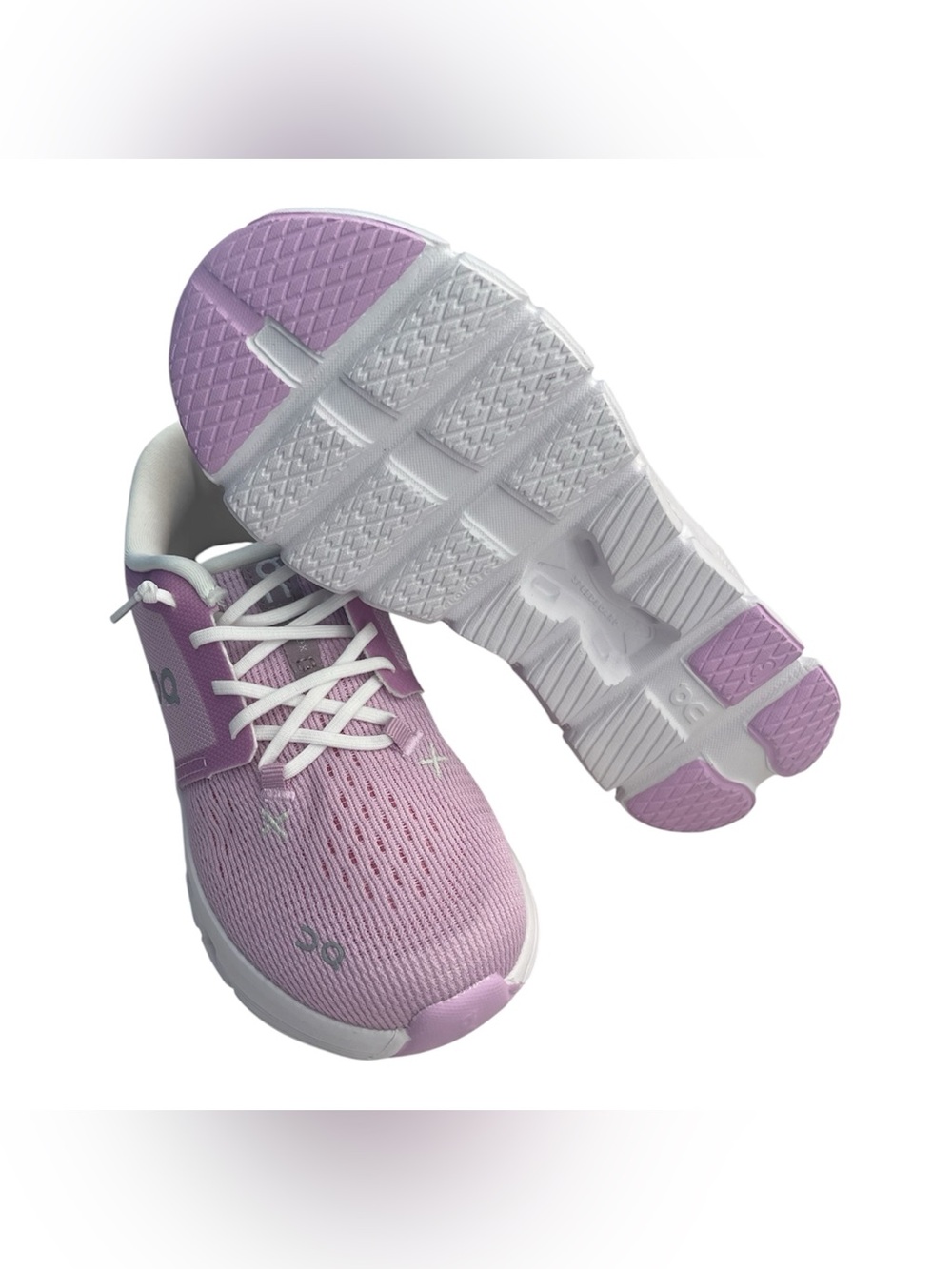 On Running Kids' Cloud X4 purple & white Running Shoes ideals brand wear(13C) - Picture 5 of 6